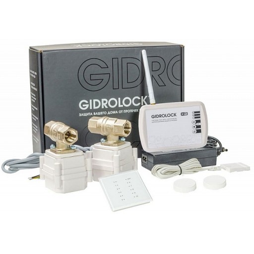 Система защиты от протечек Gidrolock RADIO + Wi-Fi 1/2