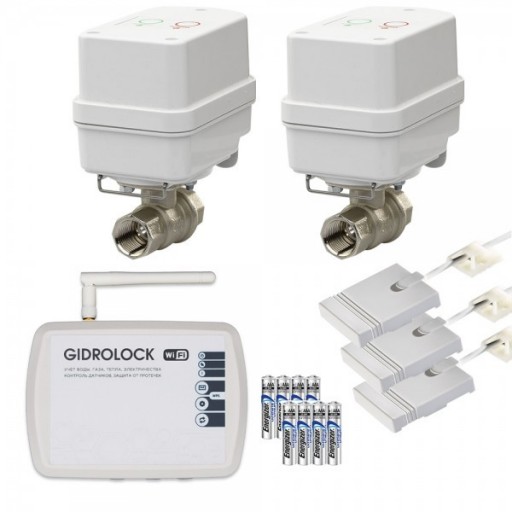 Система защиты от протечек Gidrolock Wi-Fi Winner Bugatti 1/2