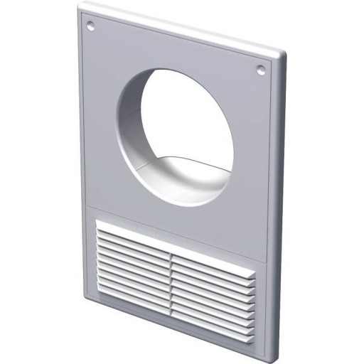 Вентиляционная решетка пластиковая с отверстием под воздуховод Вентс МВ 100 Кс