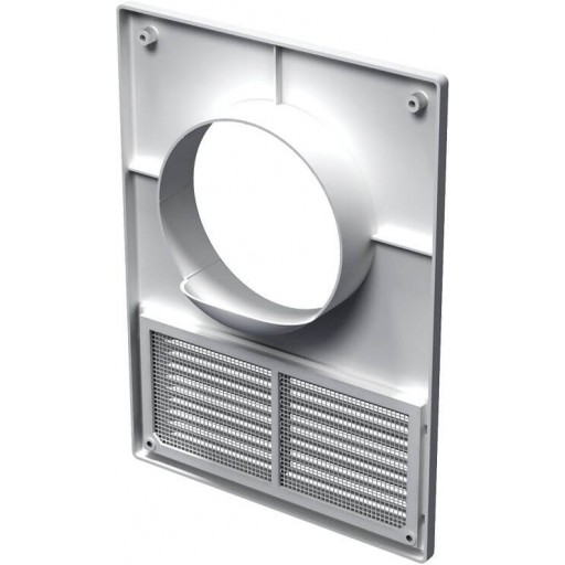 Вентиляционная решетка пластиковая с отверстием под воздуховод Вентс МВ 100 Кс
