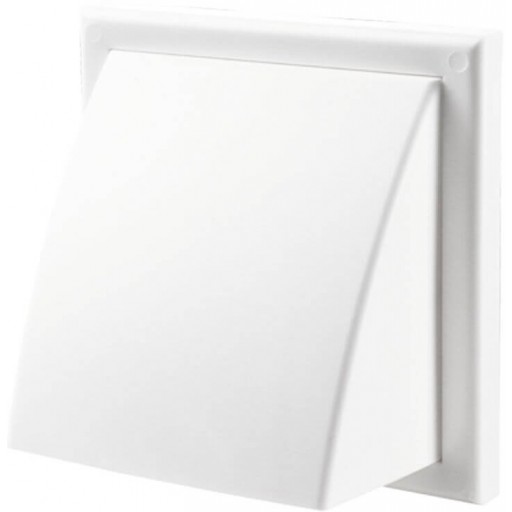 Вентиляционный колпак квадратный пластиковый Вентс МВ 102 ВК (Белый)