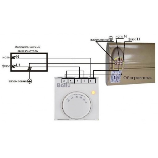 Термостат механический Ballu BMT-1