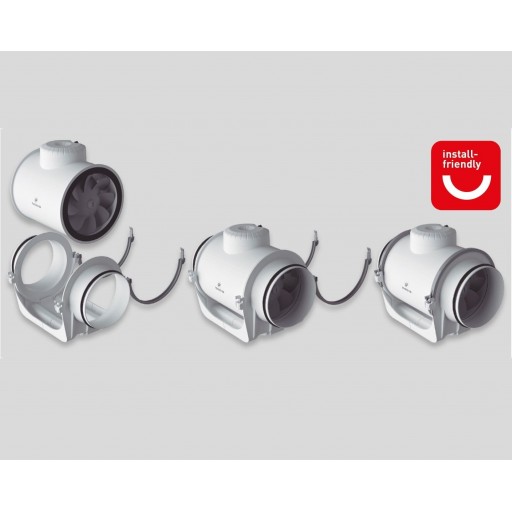 Малошумный канальный вентилятор Soler&Palau TD EVO-100